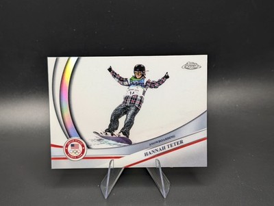 2026 Topps Chrome US Winter Olympics Hannah Teeter Refractor # 48