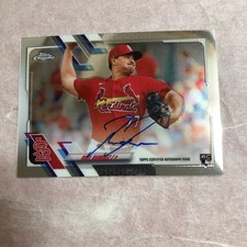 Roel Ramirez 2021 Topps Chrome Rookie Auto Card St. Louis Cardinals MLB Japan