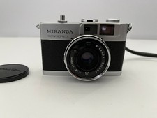 Miranda Sensoret, 35 mm Rangefinder Camera w/38mm f/2.8 lens, WORKS, RARE