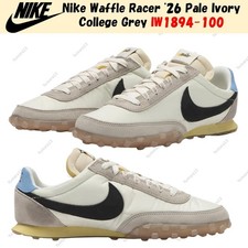Nike Waffle Racer '26 Pale Ivory College Grey IW1894-100 Men's Size