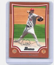 2009 Bowman #156 Jered Weaver Orange #/250