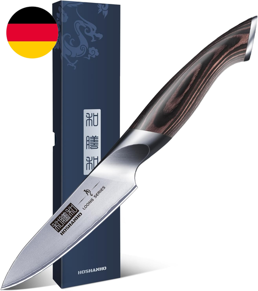 Hoshanho 10Cm SchäLmesser, Profi Obstmesser Und GemüSemesser, KüChenmesser Klein-image