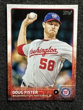 DOUG FISTER #109 2015 Topps Baseball QTY Washington Nationals