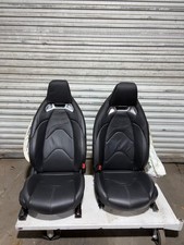 20-24 Toyota Supra Seat Pair Left Right Black Leather Oem Blown