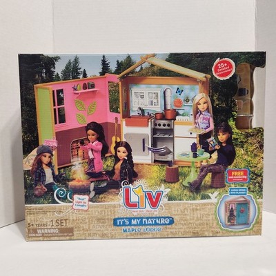 Spin Master Liv Dolls New Its My Nature Maple Lodge Playset Toy 25+ Accessories 