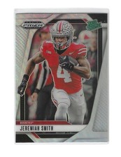 2025 Panini Prizm Draft Picks Jeremiah Smith #160 Silver Prizm RC Rookie Card. rookie card picture