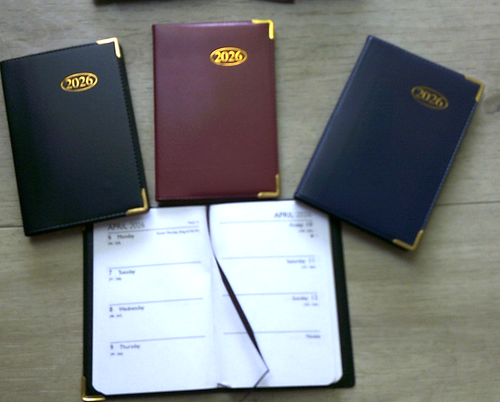 2026 A4/A5/A6/Slim & Pocket Diary Week to View / Page a Day & Monthly Desk Diary - Picture 11 of 20
