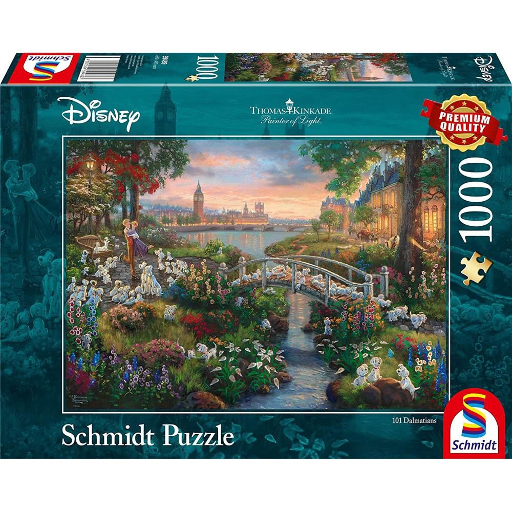 Игра-головоломка Schmidt Disney 101 Далматинец 1000 головоломок-пазлов для детей