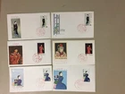 Six Japan PHILATELIC WEEK fdc.Each two same stamp,diff pictures