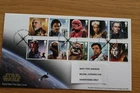 GB 2019 Star Wars Stamp Strip FDC Tallents Cancel Free UK P&P