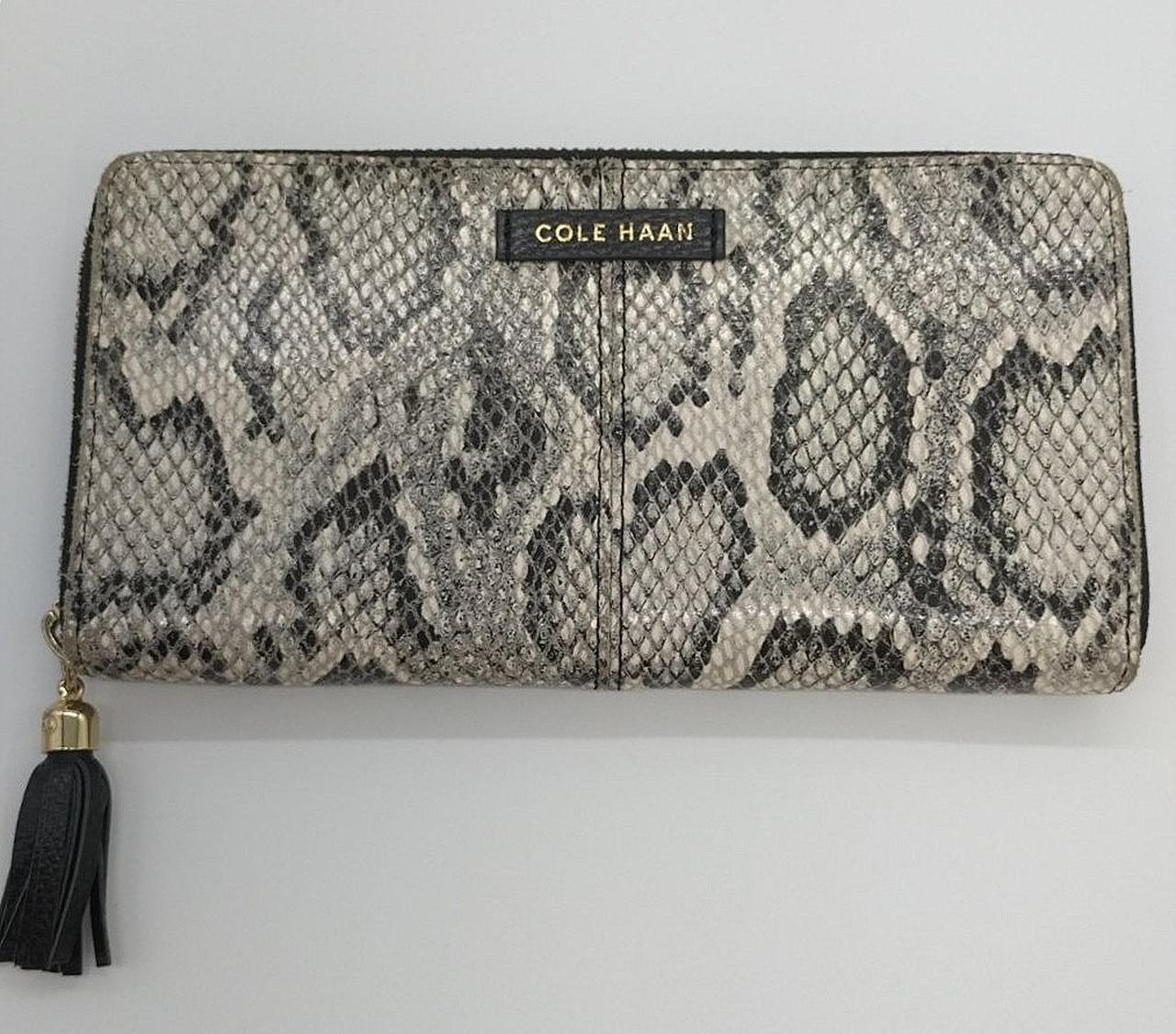Python long wallet Model number Gray Black COLE H… - image 1