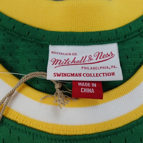 Maglia Seattle Supersonics uomo XL NBA Swingman Shawn Kemp Mitchell Ness - Foto 5 di 10