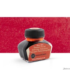 Manuscript : Calligraphy Ink : 30ml : Non-Waterproof : For Fountain Pens : Red