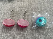 Tupperware Mini Wonderlier Bowl Keyring And Shape Sorted Puzzle Bundle X3