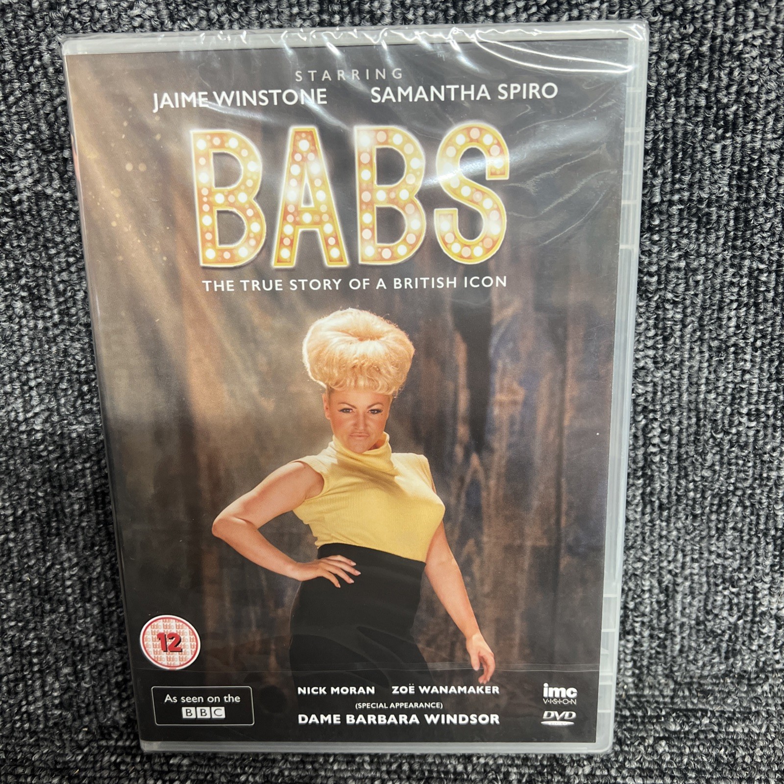 Babs 'The True Story of a British Icon - Barbara Windsor' (BBC1 Drama) (DVD)