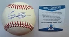 Cody Bellinger Signed Auto OML Baseball Beckett COA Dodgers Cubs Yankees