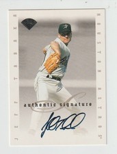 Jeff Tabaka - 1996 Leaf Signature Series Update - Autographed - Houston Astros
