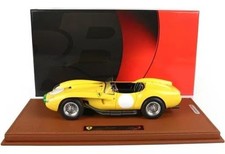 BBR 1/18 Ferrari 250 Testarossa 1957 Yellow Green Front Diecast Model Used
