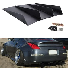 For Subaru WRX Rear Diffuser 4 Shark Fins Bumper Lip Splitter Lower Sp