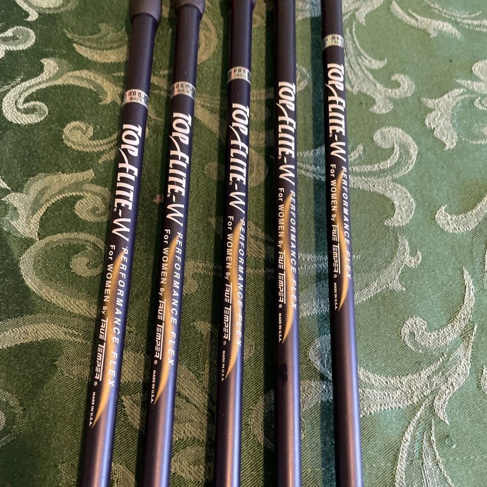 Top Flite Tour RH Iron Set ~ 3,4,5,6,7 Women’s Performance Flex Partial Graphite - Image 2 of 4