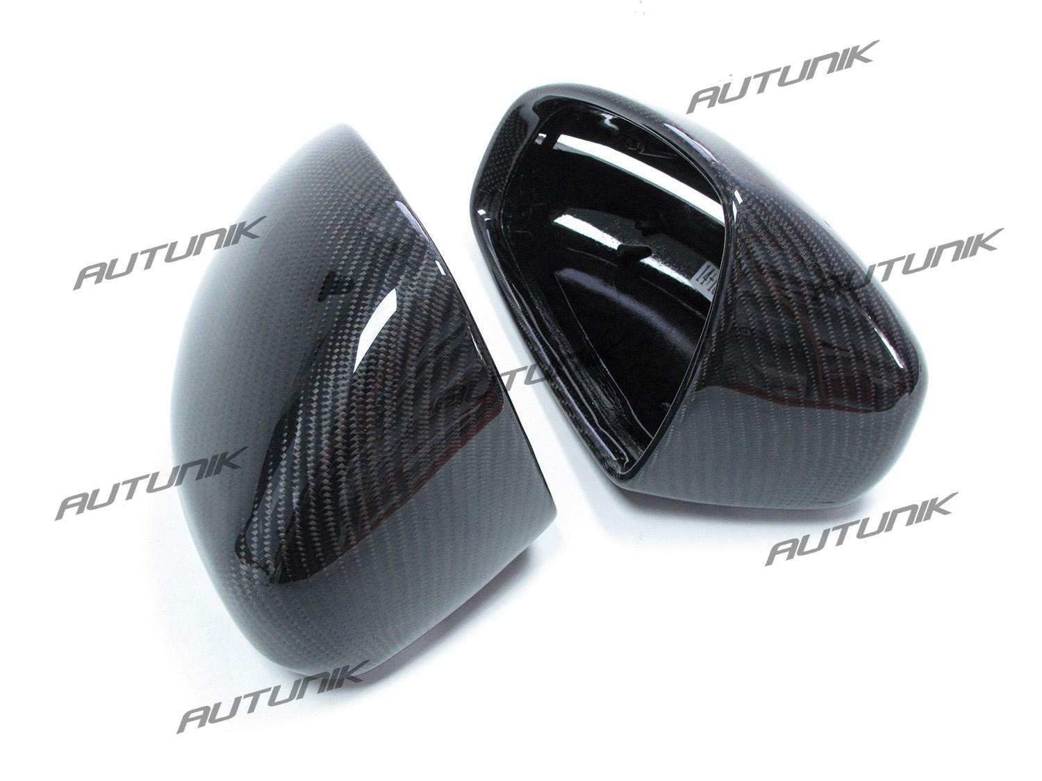 Real Carbon Fiber Mirror Cap Covers for Audi TT TTS TT RS Quattro R8 07-14