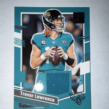 Panini 2023 Donruss Threads Memorabilia Trevor Lawrence #DTH-TL Jaguars Football