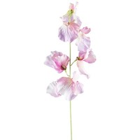 Kunstblume Wicke, 6Er Set, Farbe Altrosa-GrüN, HöHe Ca. 50 Cm