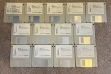 Microsoft Windows 95 Upgrade software on 3.5 inch 13 discs
