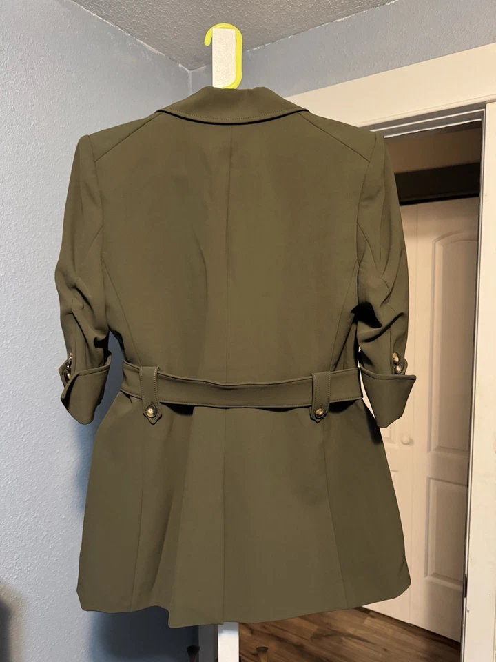 Veronica Beard Jones Dickey Jacket in Cypress Green – Size 8 (Orig. $798) - Image 2 of 4