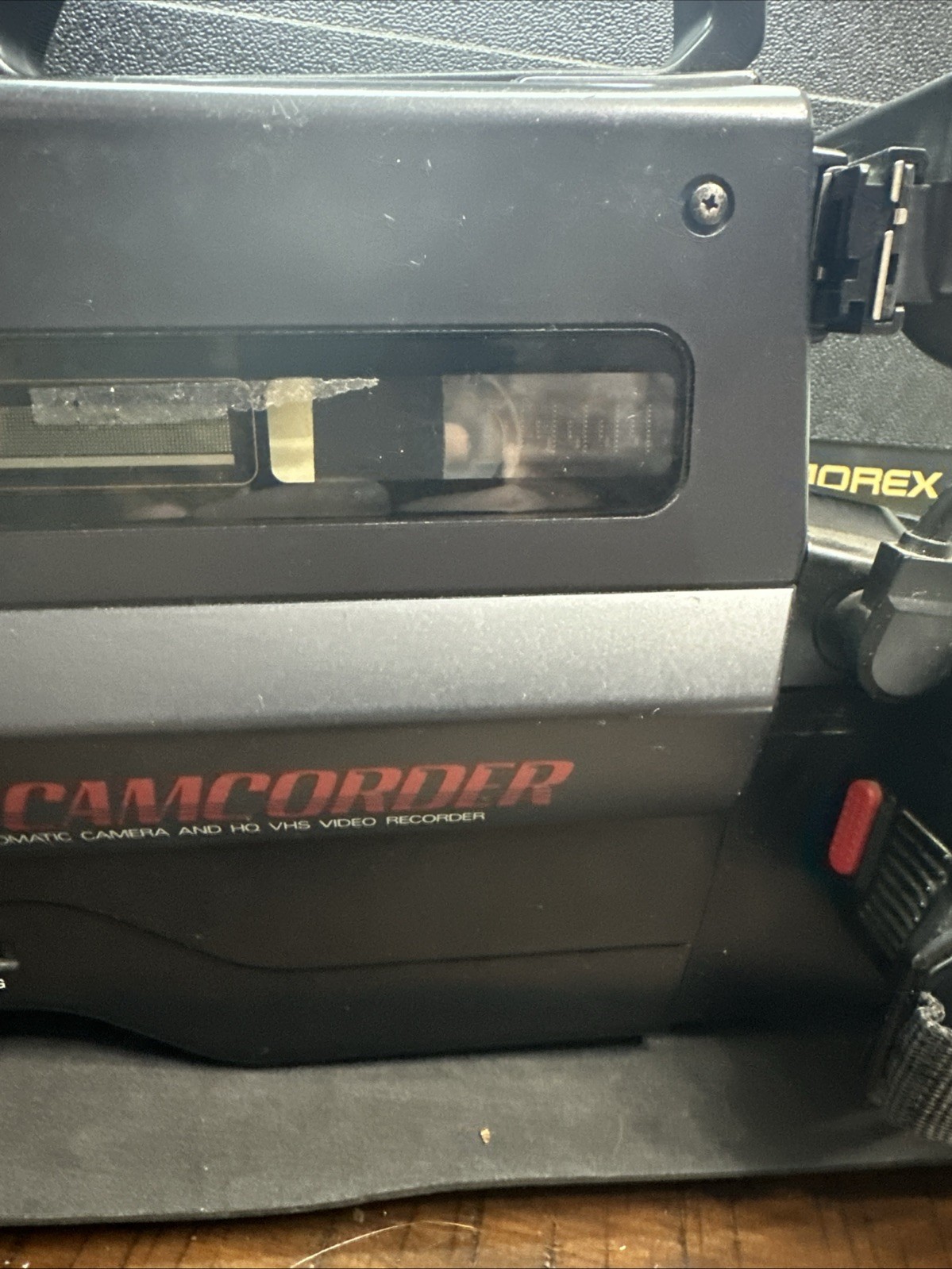 Vintage Memorex SM-1000 HQ VHS Video Recorder Camcorder. WORKS Needs Battery