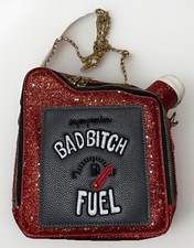 Borsa a tracolla Super Premium Bad Bitch Fuel Red Glitter Gas Gage