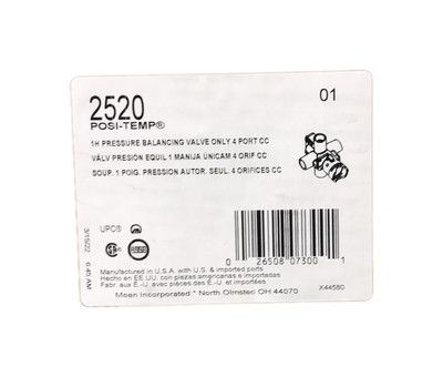 #ad MOEN Brass Rough In Posi Temp Pressure Balancing Cycling Tub and Shower Valve $61.89