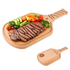 Pickleball Cutting Board, Wood Charcuterie Board with Handle Pickleball Gifts...