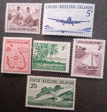 COCOS (KEELING) ISLANDS. (Australia). 1963, sg. 1 To 6. MNH. (cv.&pound;20).