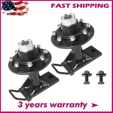 9000LB 8 x 6.5 Lug Shipping Container Wheels Bolt-on Spindle Kit