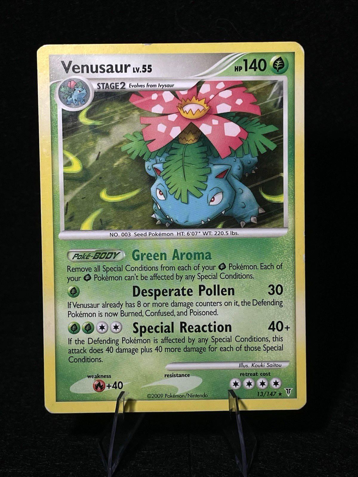 Pokémon Venusaur 13/147 DPPt Supreme Victors Deck Exclusives Regular LP TCG