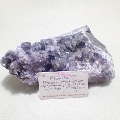 Fluorite, Frasers Hush Mine, County Durham, United Kingdom