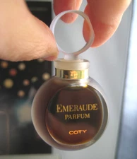 🎁198/90s Vintage 0.25 oz **PARFUM** Coty Emeraude pure perfume