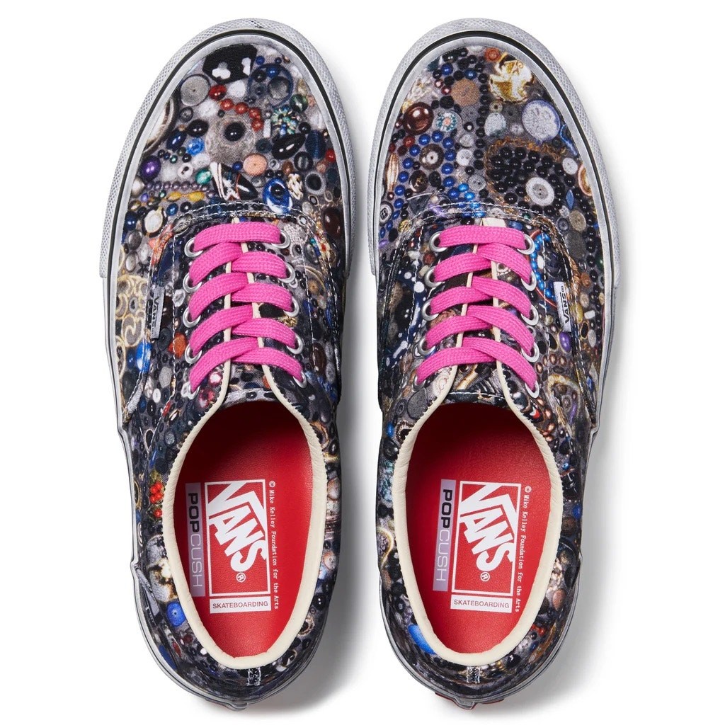 Sz 11.5 - Supreme Mike Kelley Vans Era Black Low Top New Deadstock