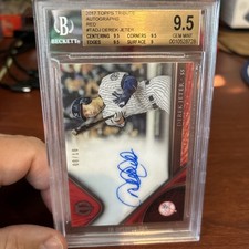 2017 Topps Tribute - Tribute Autographs Derek Jeter #TA-DJ Ted /10 (AU)