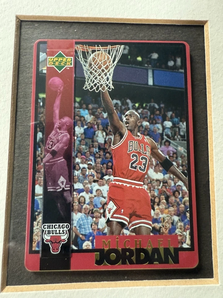 Michael Jordan Limited Edition Framed Set Of Commemorative Upper Deck Cards - Image 3 of 4