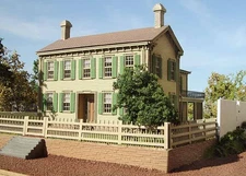 Branchline Trains 626 HO The Lincoln House Laser-Art Laser-Cut Wood Kit