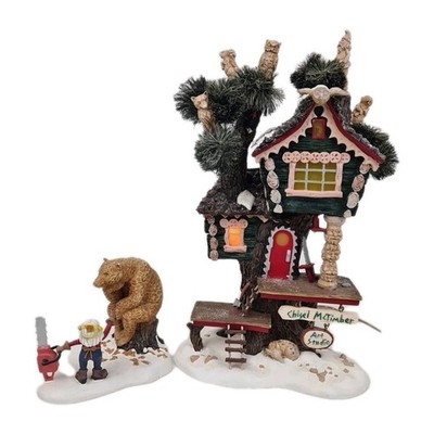 Department 56 ''North Pole Woods'' 56887 Chisel McTimber Art Studio Villages