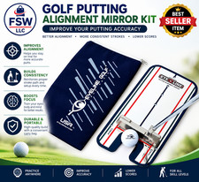 Genuine Alignment Putting Mirror - Top Training Aid on the PGA Tour - See Rapid