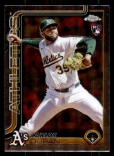 2025 Topps Chrome Update #USC84 Carlos Duran Athletics