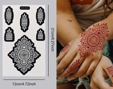 Flower Patterns Eid mehndi design Henna Tattoos stencils