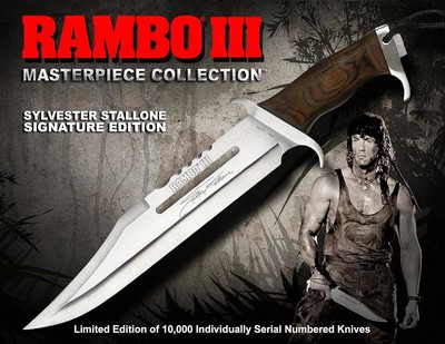 RAMBO 3 KNIFE SIGNATURE EDITION / Rambo Knives Masterpiece Collection / HCG 3 