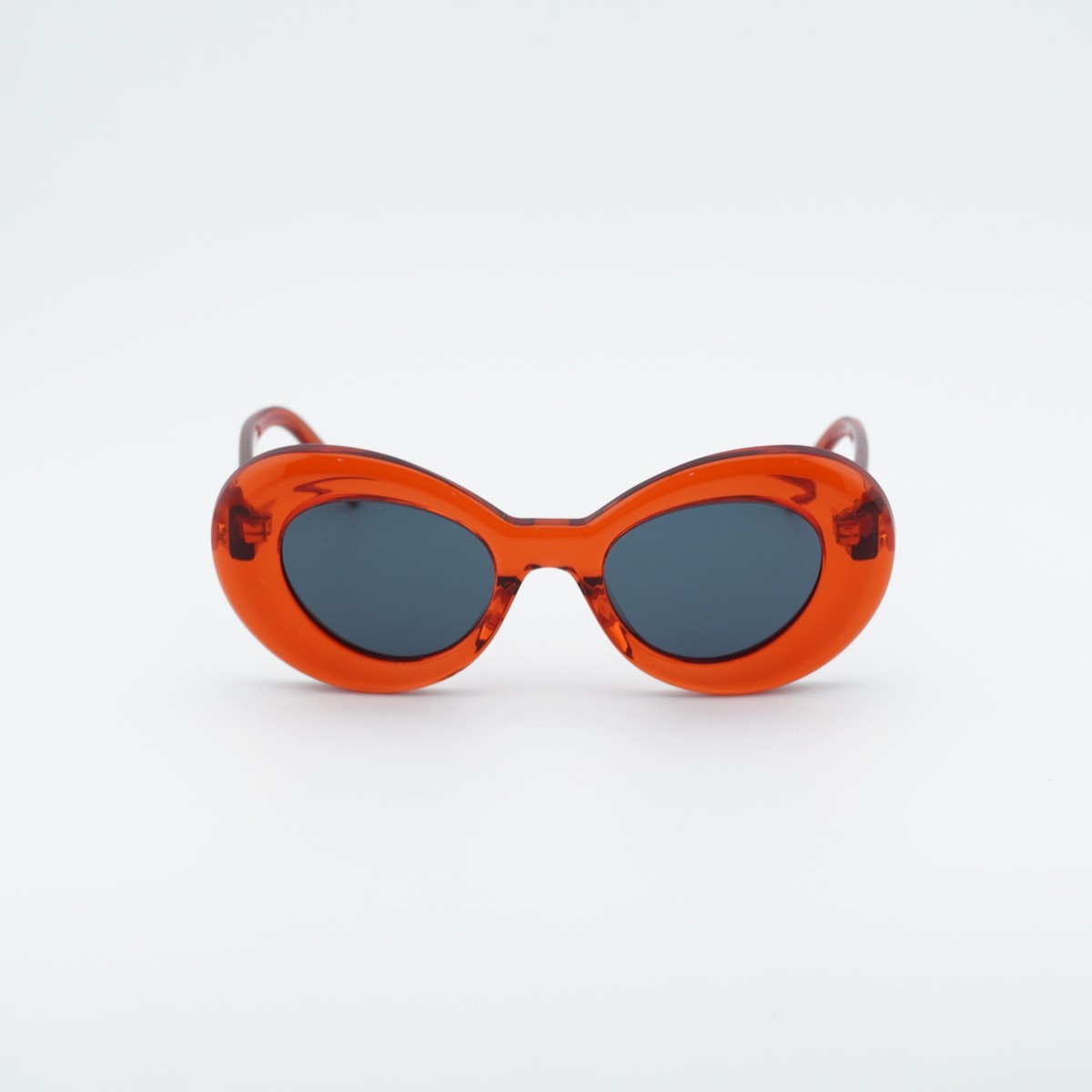 Loewe LW40112I 66V Sunglasses Red Butterfly Frame, Blue Lenses Loewe Logo Acetate Butterfly Sunglasses | Neiman Marcus main image 4