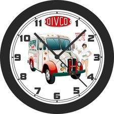 Divco Milk Truck Home Delivery 10 Inch Wall Clock-Choose 1 of 4