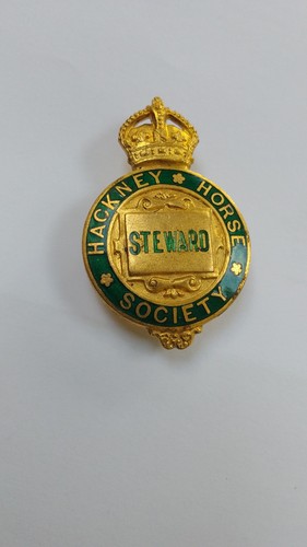 Hackney Horse society enamel badge Steward - Picture 2 of 5